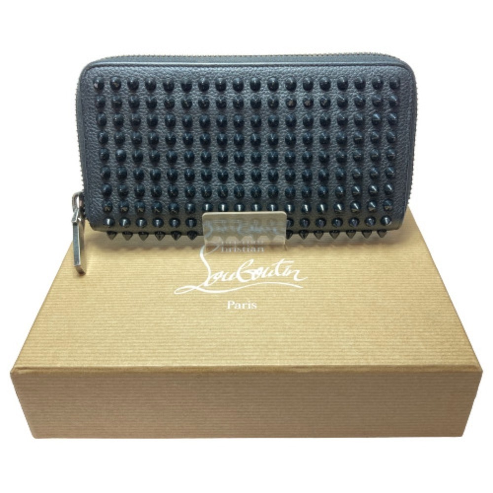 Christian Louboutin Panettone Black Red Long Wallet